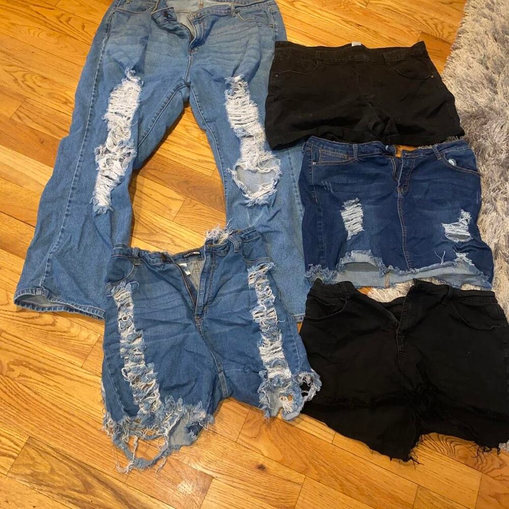 🔥 5-Pair Jeans Shorts & Skirt Set – Versatile Summer Wardrobe!